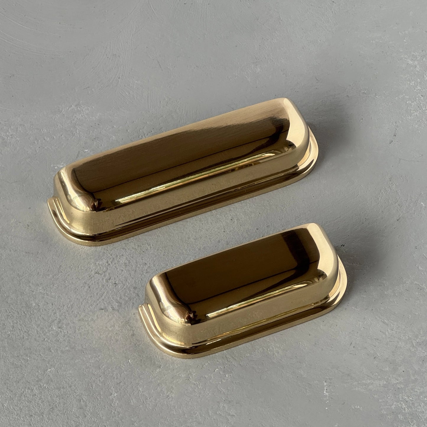 Solid Brass Cup Pull Handle - HETTON