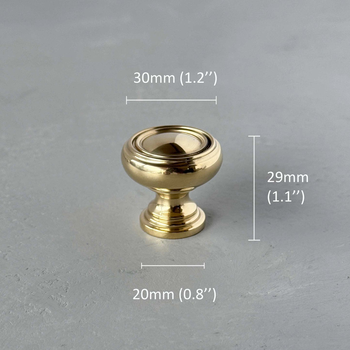 Solid Brass Bar Handles - RIPLEY