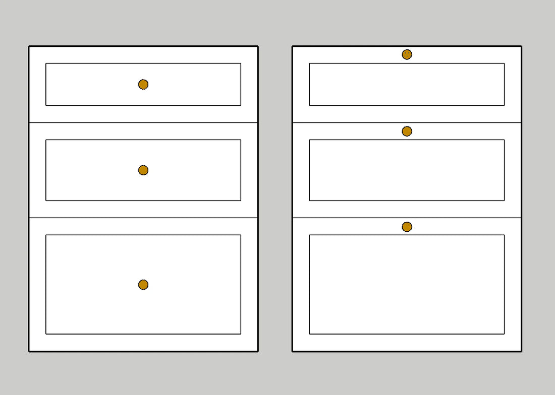 Where to install knobs on your kitchen drawers and cabinets