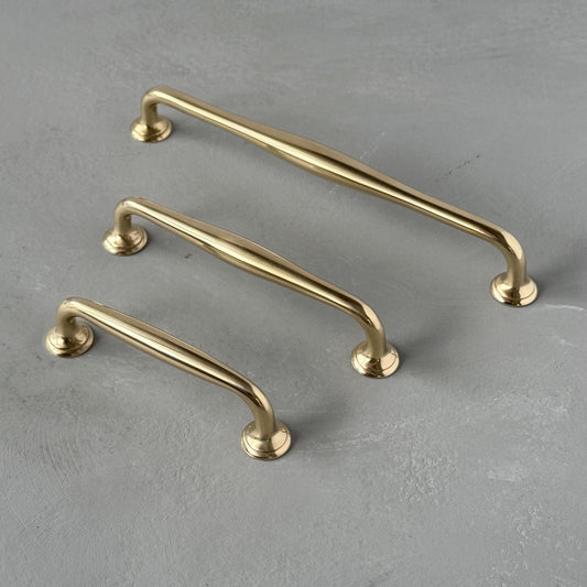 Solid Brass Retro Pull handle - AMBLE