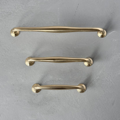 Solid Brass Retro Pull handle - AMBLE