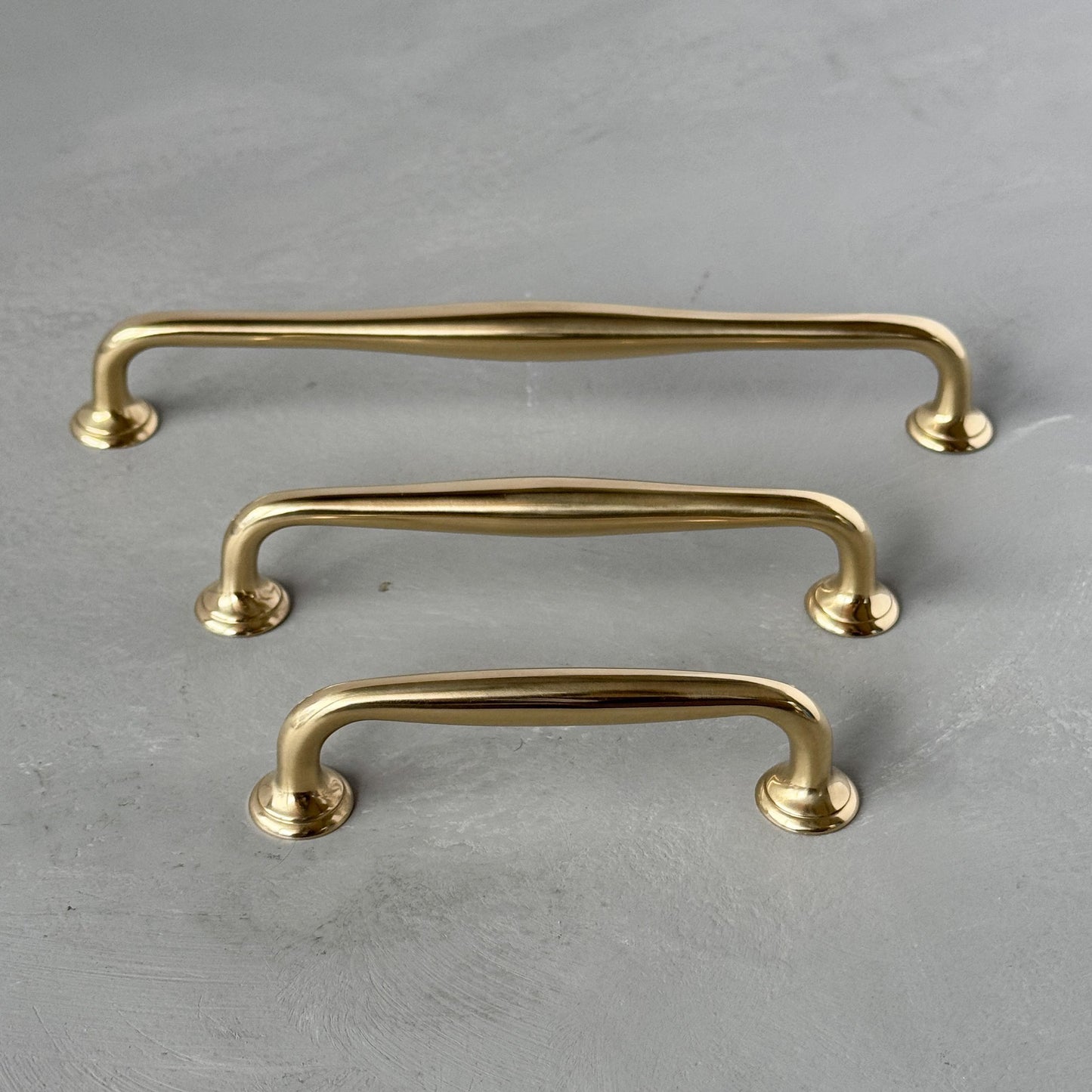 Solid Brass Retro Pull handle - AMBLE
