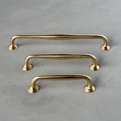Solid Brass Retro Pull handle - AMBLE