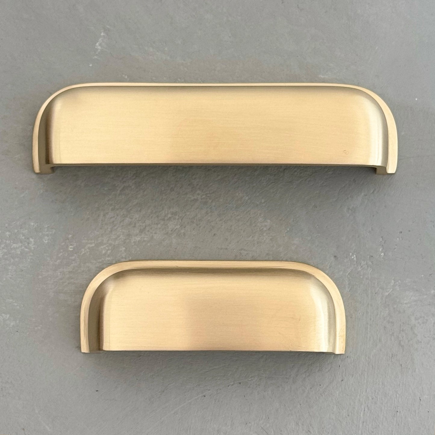 Solid Brass Cup Pull Handle - HETTON