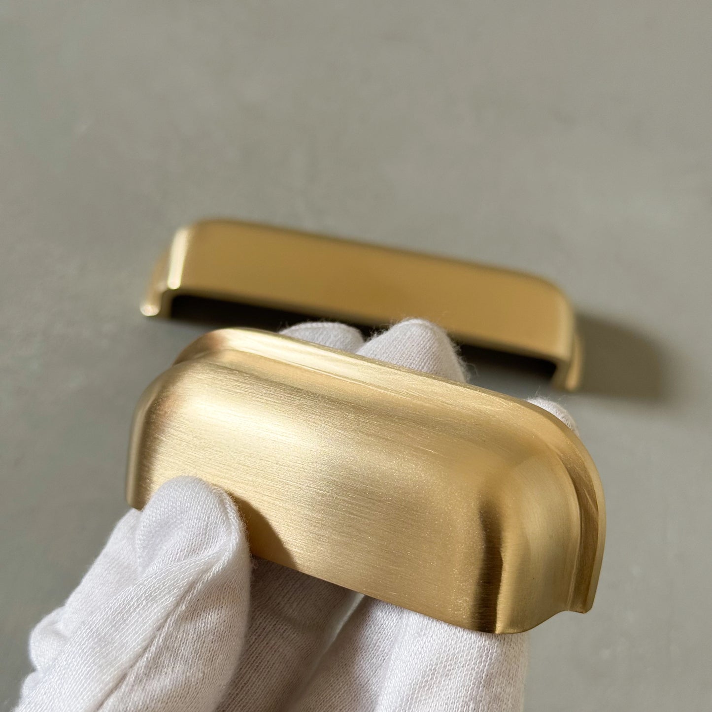 Solid Brass Cup Pull Handle - HETTON