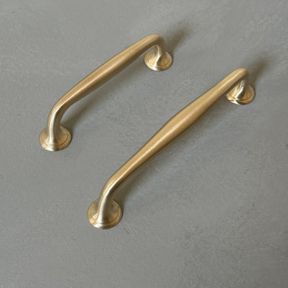 Solid Brass Retro Pull handle - AMBLE