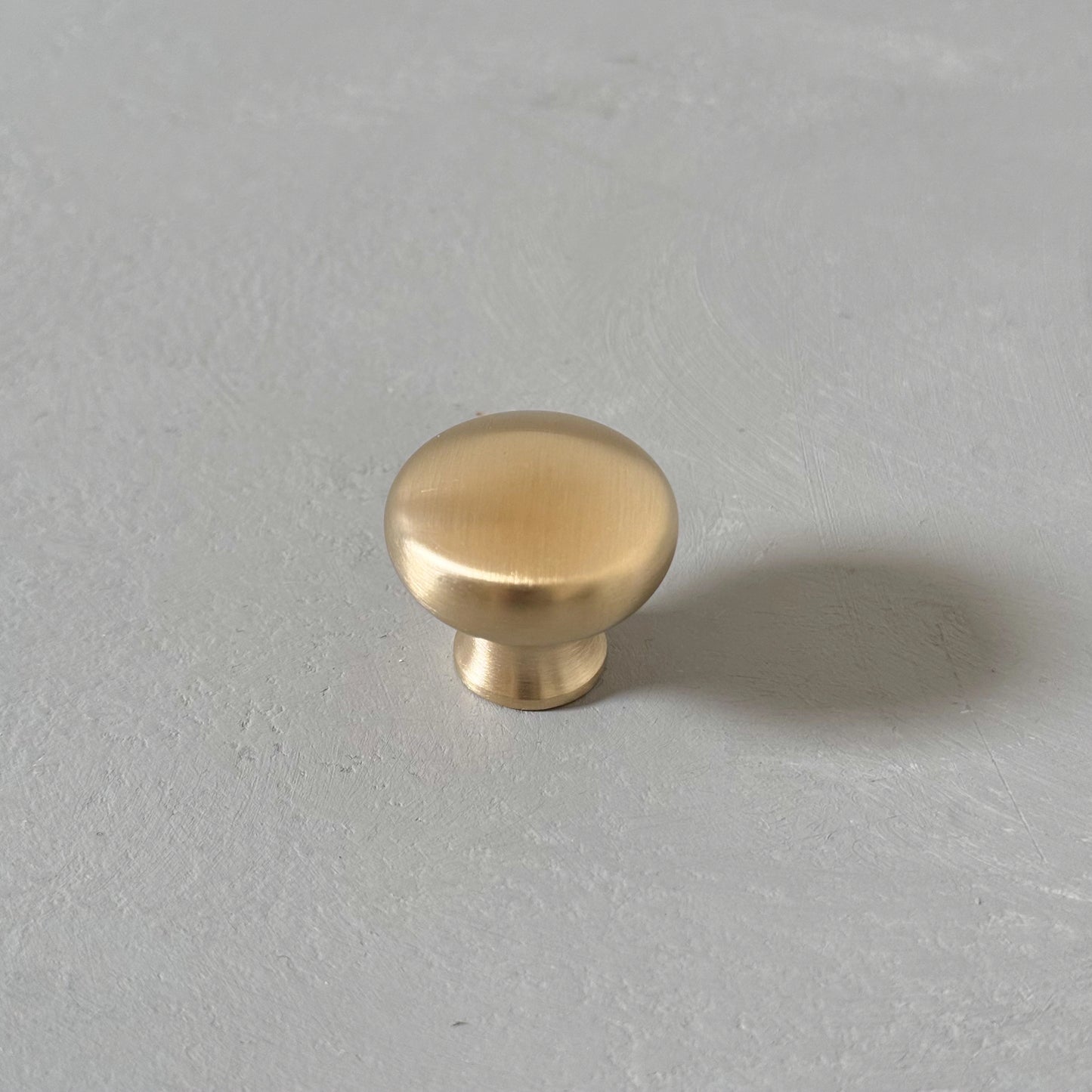 Solid Brass Mushroom Round Knobs - HERIOT