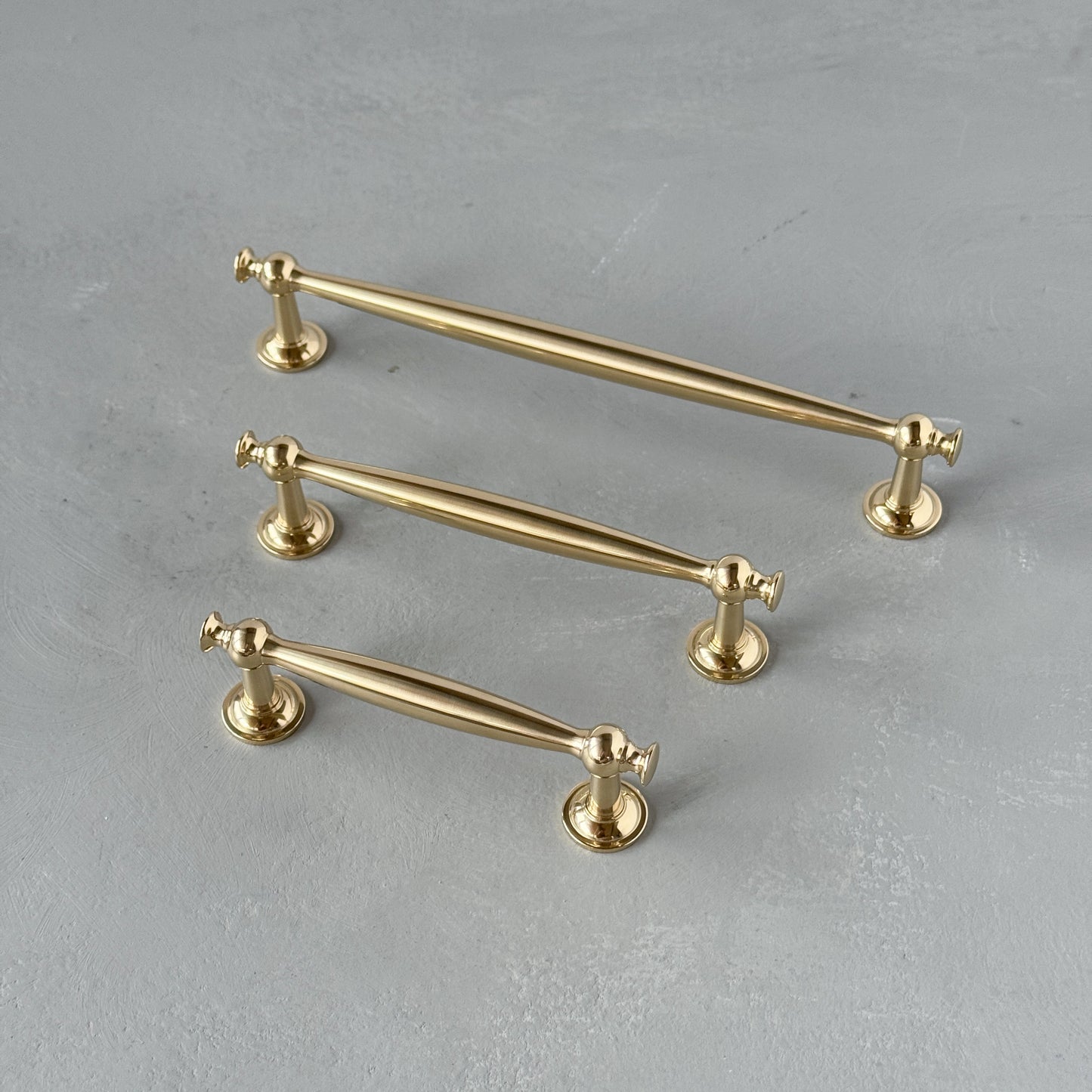 Solid Brass Bar Handles - DARTFORD