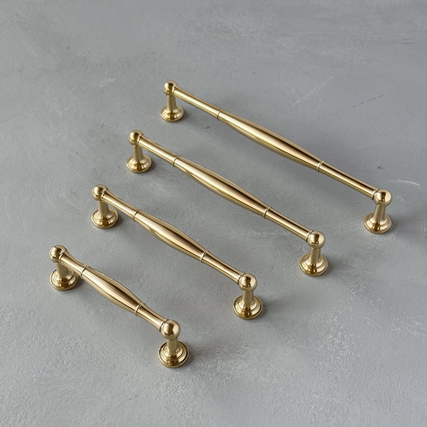 Solid Brass Bar Handles - CHESTER