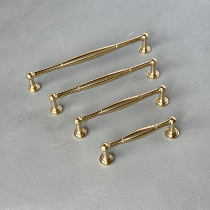 Solid Brass Bar Handles - CHESTER