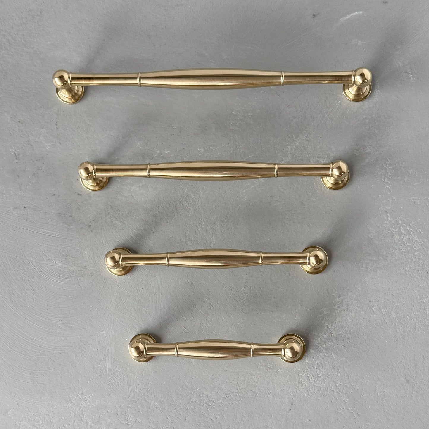 Solid Brass Bar Handles - CHESTER