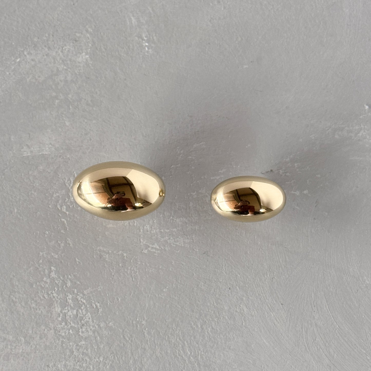 Solid Brass Oval Knob - EARBY
