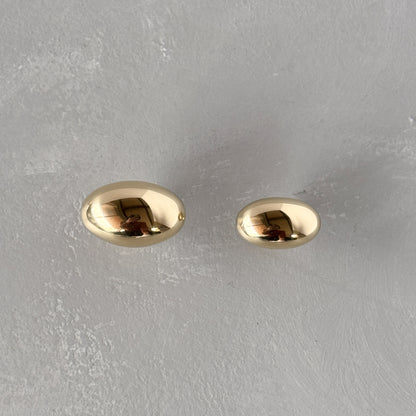 Solid Brass Oval Knob - EARBY