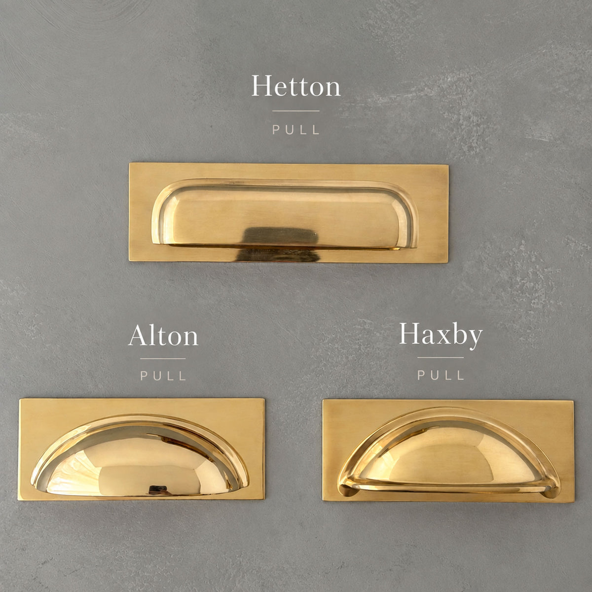 Backplates For Bin Pulls