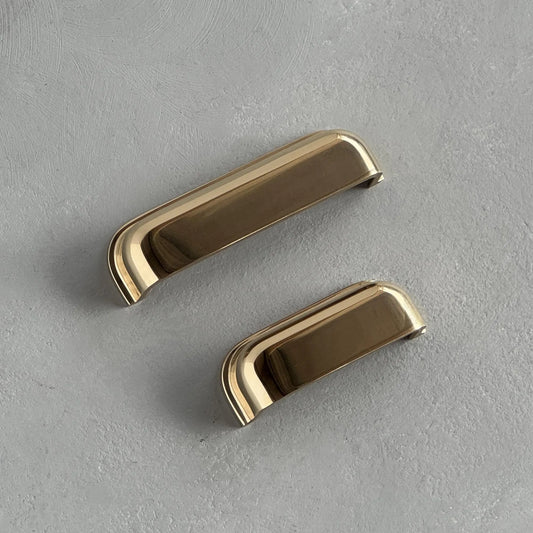 Solid Brass Cup Pull Handle - HETTON