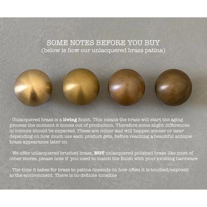 Solid Brass Ball Knob - HEXLEY