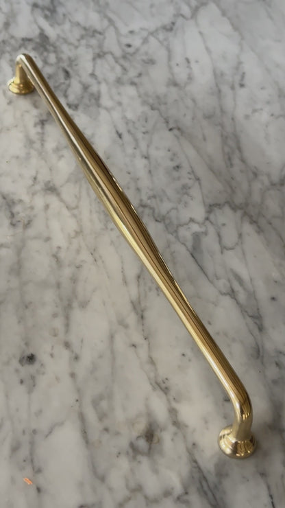 AMBLE Appliance Pull 384mm CTC Brass handle