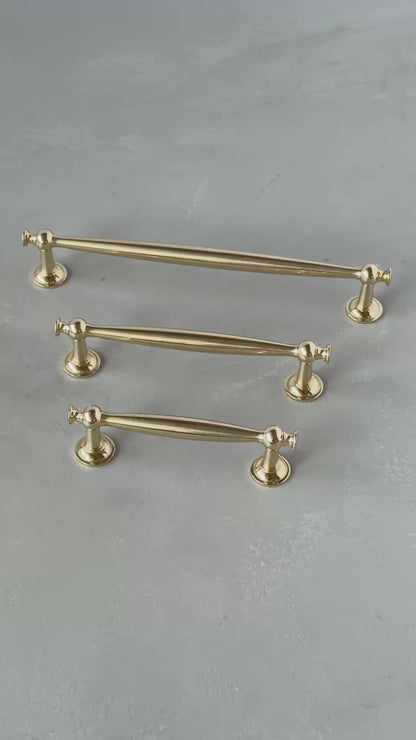 Solid Brass Bar Handles - DARTFORD